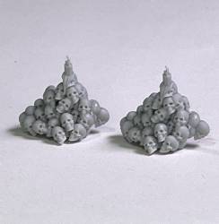 Pile of skulls with candle (2)